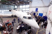 Na obisku v hangarju je bilo pestro..jpg