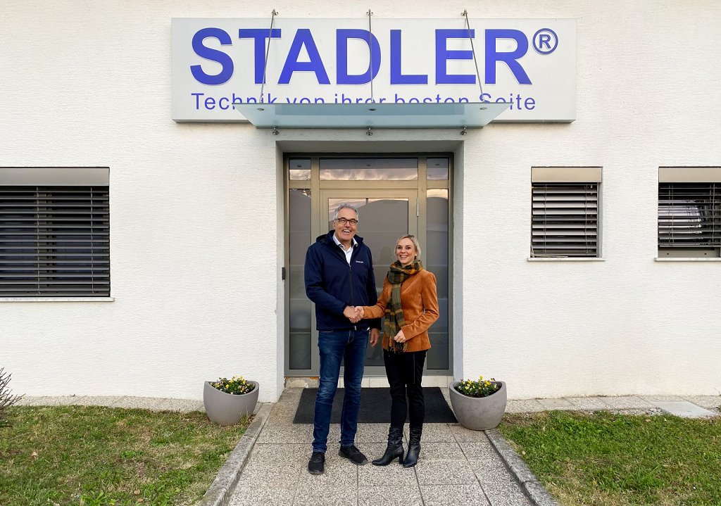 Picture 01_Mr. Willi Stadler, CEO of STADLER and Mrs. Sabrina Goebel, CEO of RecycleMe_resized