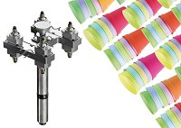 Fig 5. Advanced hot runner solutions increase flexibility and sustainability in injection moulding. 