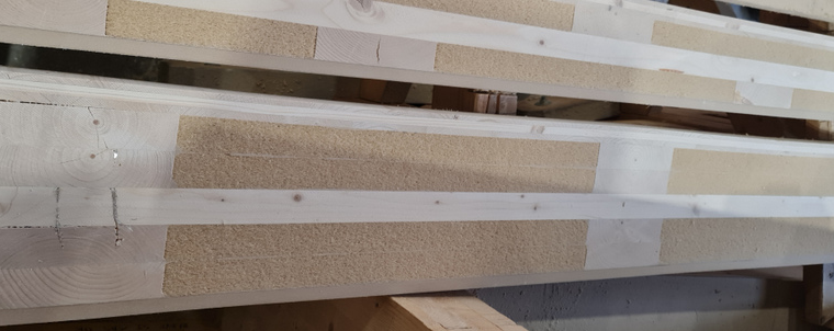 Hibridni CLT panel les in izolacija