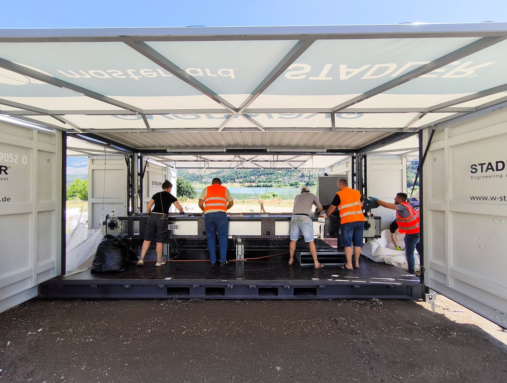 Photo_02_Mobile sorting container- SortX, designed to combat plastic pollution in rivers