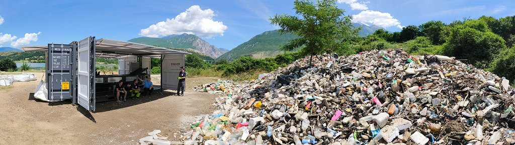 Photo_04_SortX mobile sorting container-in Kukës, Albania