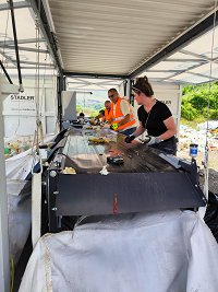 First tests with SortX mobile sorting container in Kukës, Albania